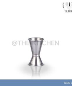 จิกเกอร์สแตนเลส 15/30ML The kitchen สแตนเลส304 ถ้วยตวง จิกเกอร์ตวง สแตนเลส แก้วตวงน้ำเชื่อม ถ้วยตวงช็อต แก้วตวง